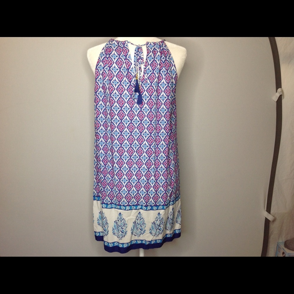 Tommy Bahama sleeveless Boho Halter dress NWOT